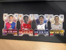 four rare collectable match attax cards