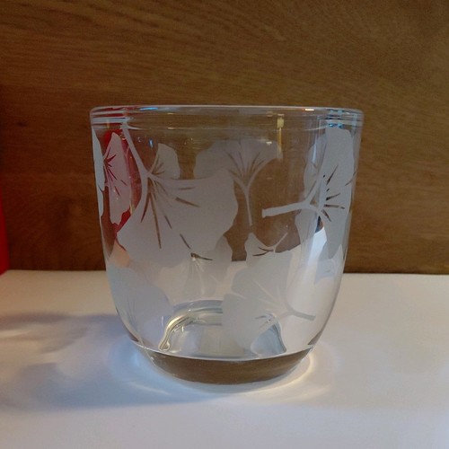 Partylite thick glass - glass, votive