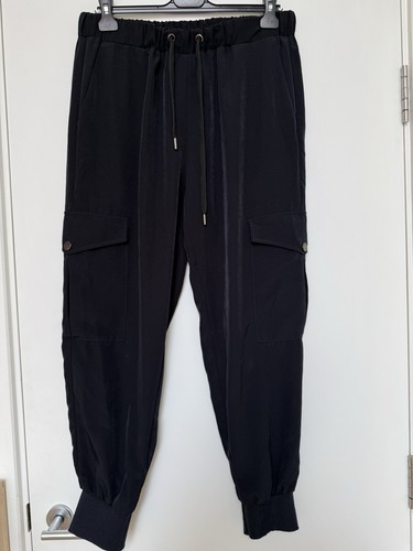 Zara smart navy blue joggers - blue,