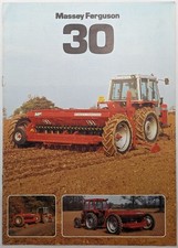 Original Massey Ferguson MF 30 Brochure, Note MF675 Tractor YKV 372 V