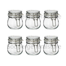 Small Mason Glass Jars Spice Herb Jam Mini Clip Top Airtight Bottles