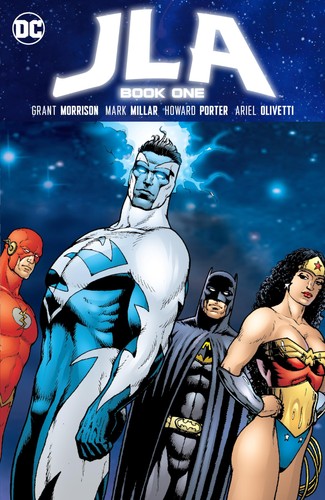 Jla book one morrison - jla,
