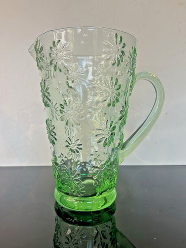 Vintage depression green glass - depression,
