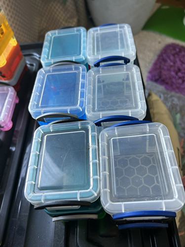 Set clear plastic - of, 6