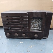Vintage Westminster Bakelite Tube Radio Art Deco 1940s For Restoration 