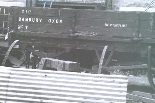 Banbury oxon goods wagon - banbury, (b/w