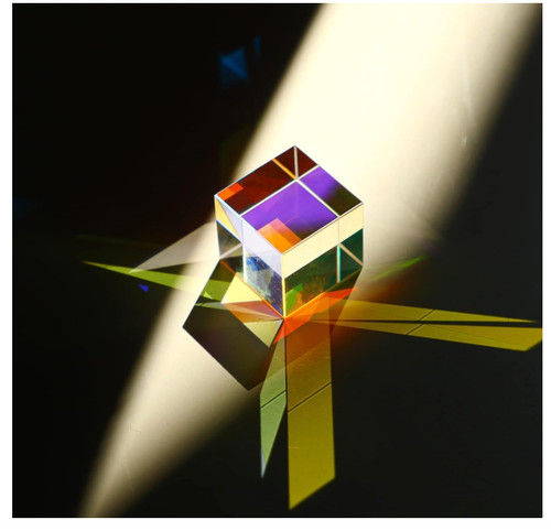 Prism cube optical glass - k9,