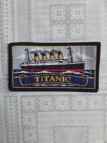Titanic iron sew patch - titanic,