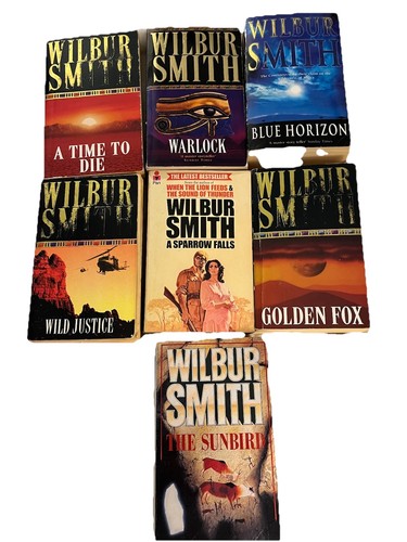 Wilbur smith books bundle 14 - books, x