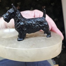 CAST METAL SCOTTISH TERRIER PIN DISH SCOTTISH DOG ORNAMENT