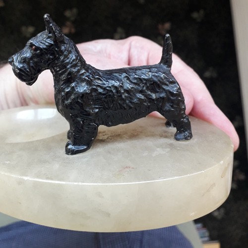 Cast metal scottish terrier - metal,