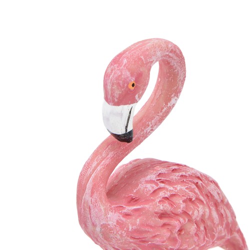 Pink flamingo statue - pink,