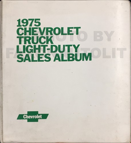 1975 chevy truck dealer sales - 1975,
