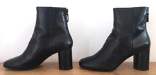 Sandro 'Sacha' Black Leather Ankle Boots Size UK 7 (US 9, Euro 40) RP £315