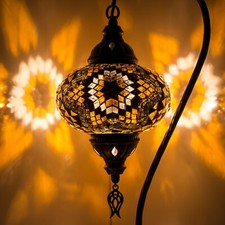 Turkish mosaic lamp night - turkish,