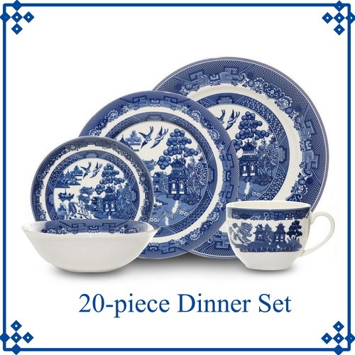 Blue willow pcs - blue,