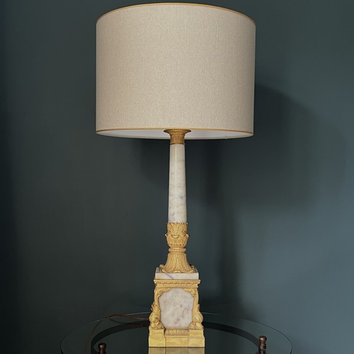 Marble and ormolu - a,