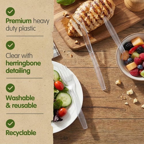 Barad reusable plastic cutlery - reusable,