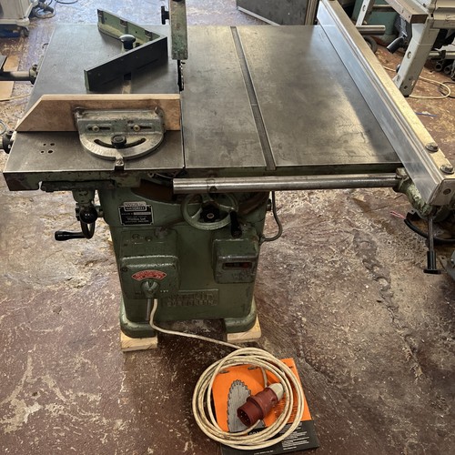 Wadkin bgs sliding table - wadkin,