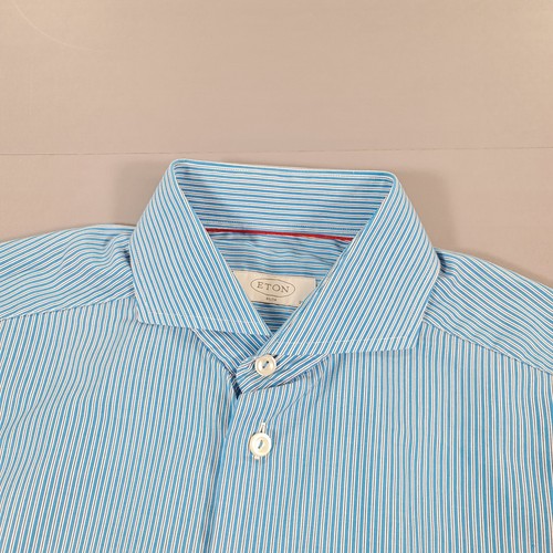 Eton mens shirt blue - blue, slim
