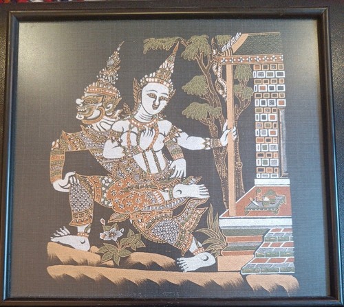 Thailand ravana figure silk - thailand,
