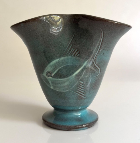 Small blue studio - blue, pottery