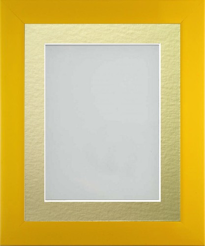 Glossy yellow photo frames - yellow,