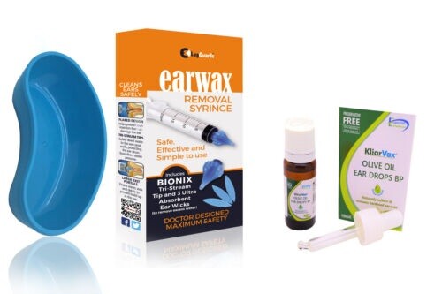 Ear wax removal syringe catch - removal,