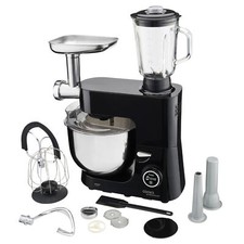 Stand Mixer 8 Speed 8 Litre S-Steel Bowl 1800W Food Baking Mixing Tool Black