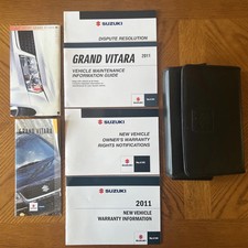 2011 Suzuki Grand Vitara Owners Manual Set