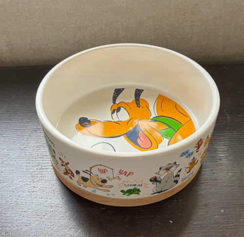 Disney pet dog bowl ceramic - pet,