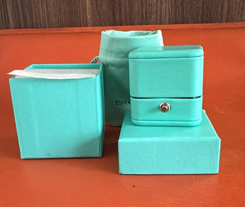 Tiffany packaging leather box - tiffany,