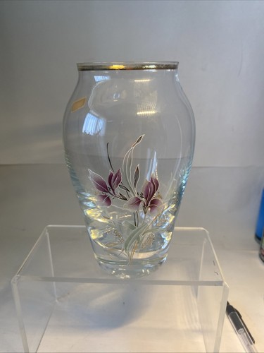 Bohemia crystal vase with - crystal,