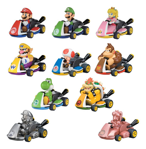 Mario kart pull - back, racers