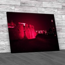 Tower Bridge London Poppies By Paul Cummins Tom Pink Canvas Print Large Picture