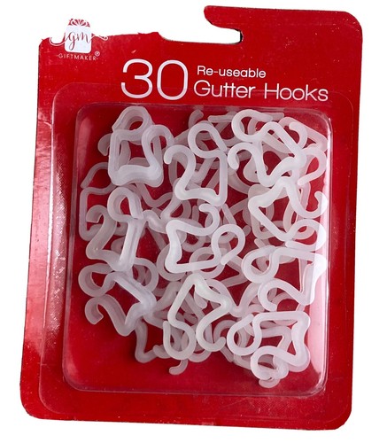 Gutter hanging clear hooks - gutter,
