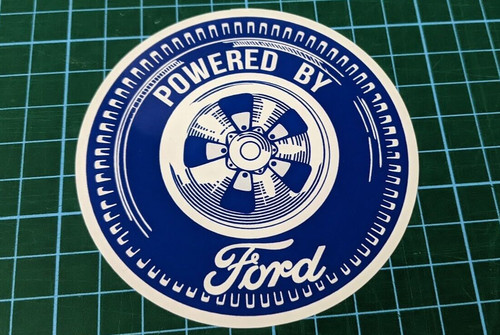 Powered ford sticker - by,