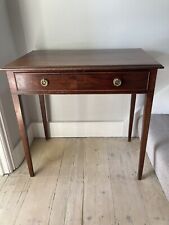 Antique Georgian Mahogany One Drawer Hall Console Table