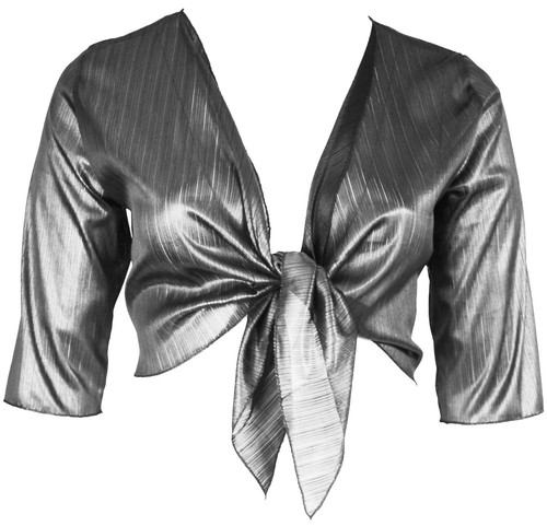 Womens bolero shrug top shiny - womens,