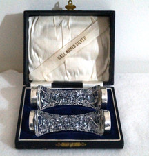Sterling silver rimmed cutlery