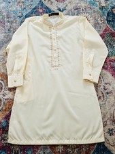 Eid Boys Cream Kurta Trouser -