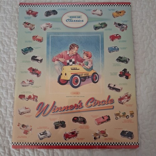 Vtg metal ride - car, poster