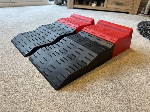 Caravan trailer level - trailer, ramps