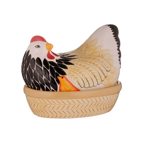 Egg holder hen with - egg,