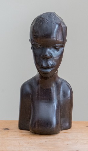 Vintage carved wooden african - vintage,