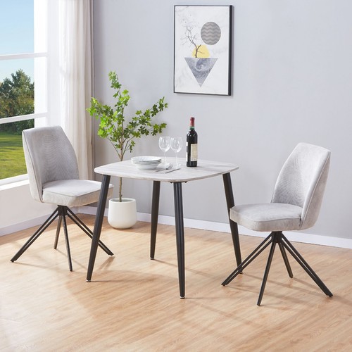 Aspen dining set - with, grey
