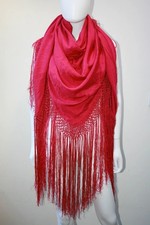 Antique magenta silk piano - magenta,