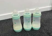MAM Easy Start Anti-Colic Baby Bottle Set 260ml, green, 3-Pack