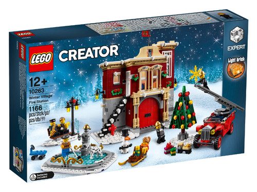 Lego 10263 winter village - lego, fire
