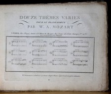 Mozart, Complete Collection Of Piano Works, Volume 2, Pleyel, Around 1815-29